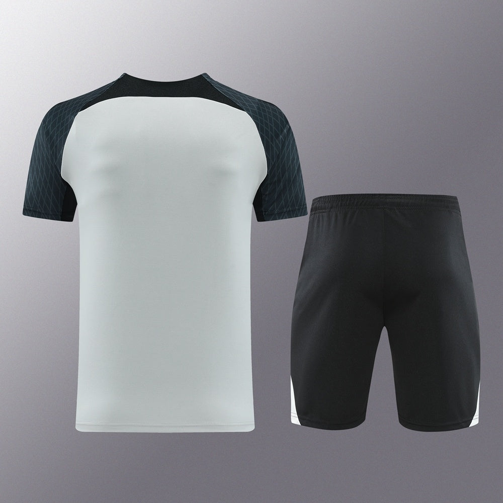 ND07 gray shorts suit S-2XL