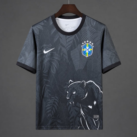 2026 Brazil Black Jaguar Special Jersey