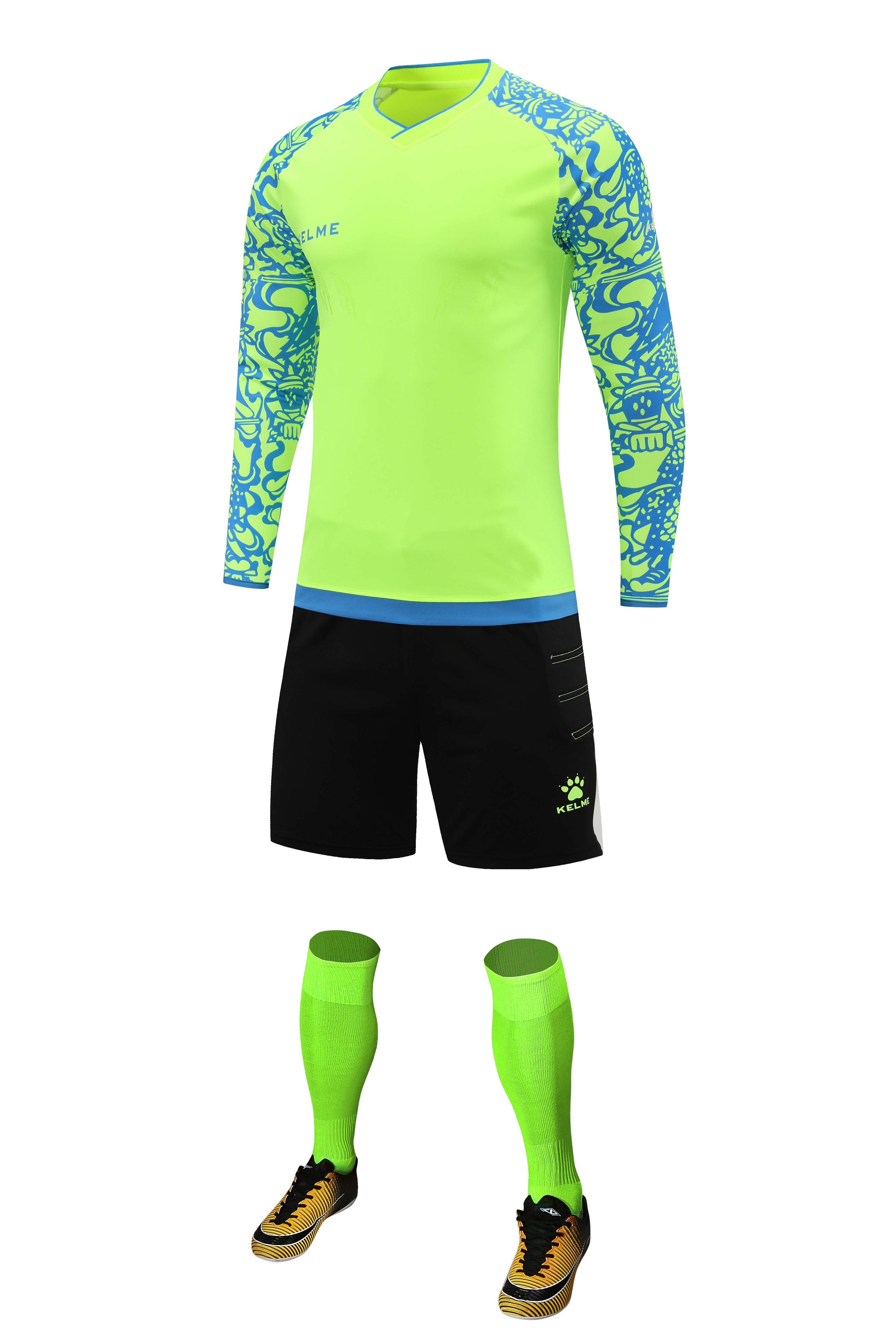 K101 goalkeeper uniform 3XS-4XL four colors (1)
