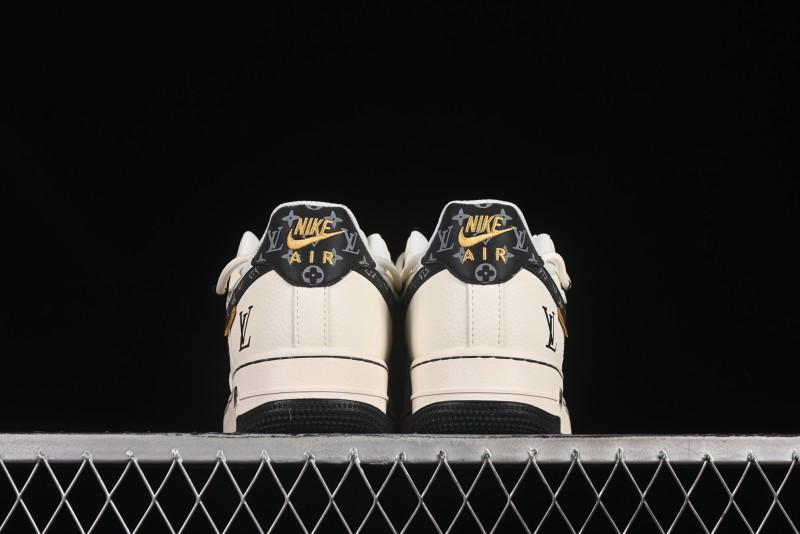 Nike Air Force 1 '07 Low LV Collaboration Blue Swoosh Drawstring Casual Sneakers - DM6868-061