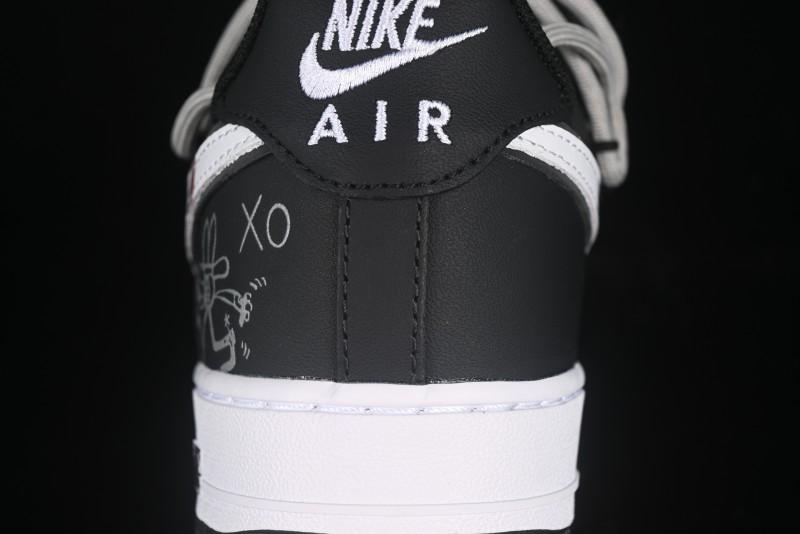 Nike Air Force 1'07 Low Denim Casual Sneakers with Full-Length Air Cushion - ZH0316-071
