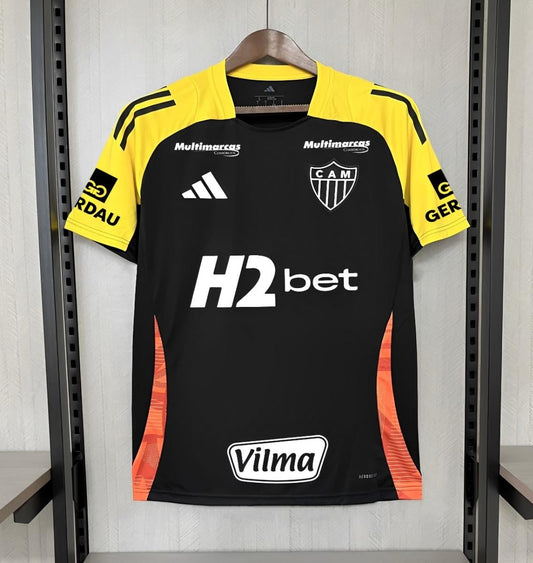 25/26 Atlético Mineiro Training Jersey All Sponsor Black Jersey S-XXXXL