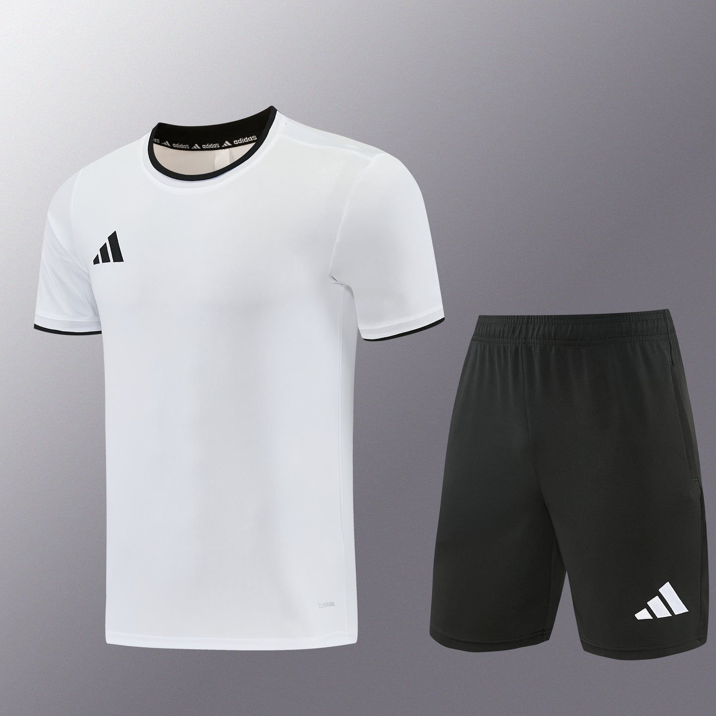 AD13 white shorts suit S-2XL