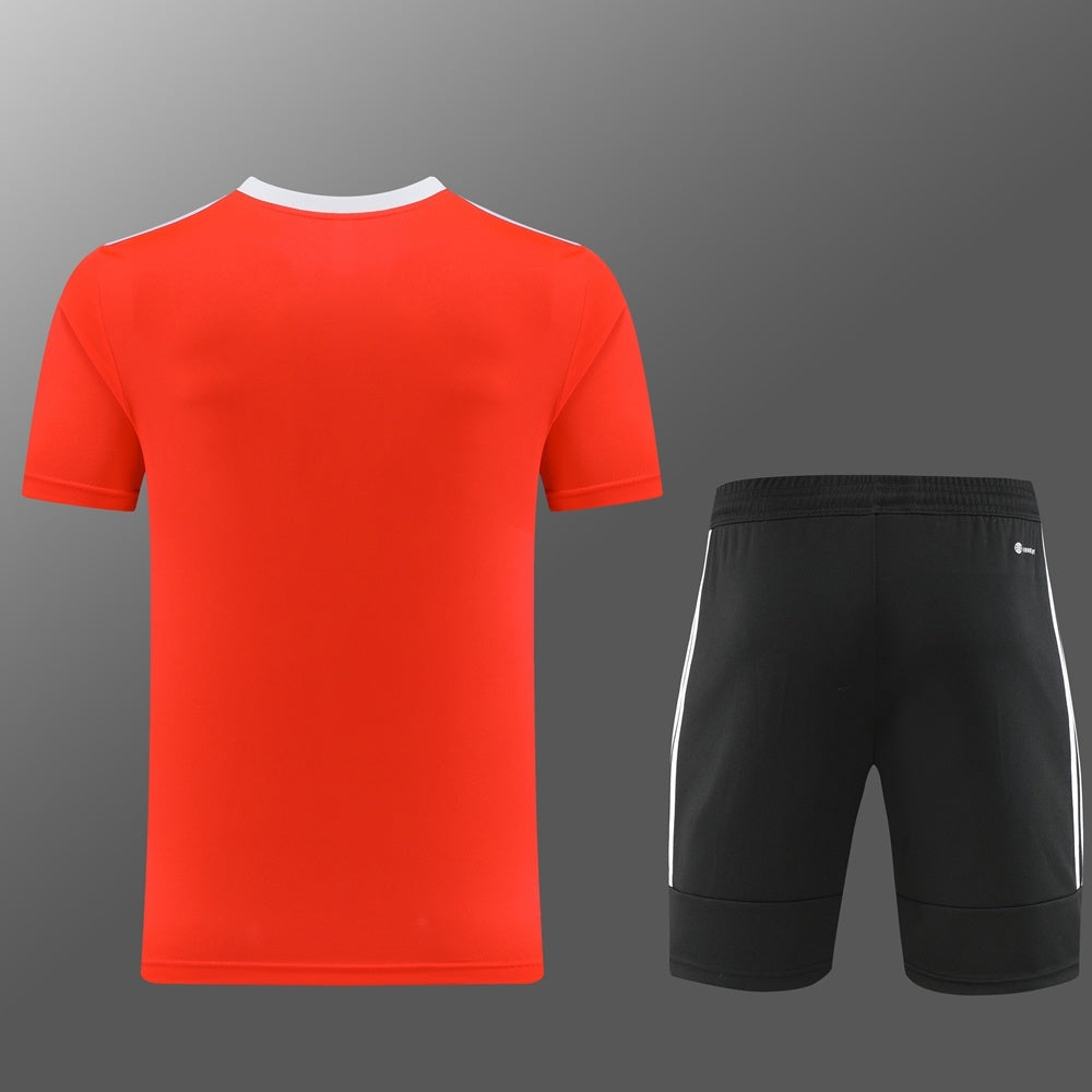 AD05 orange shorts suit S-2XL