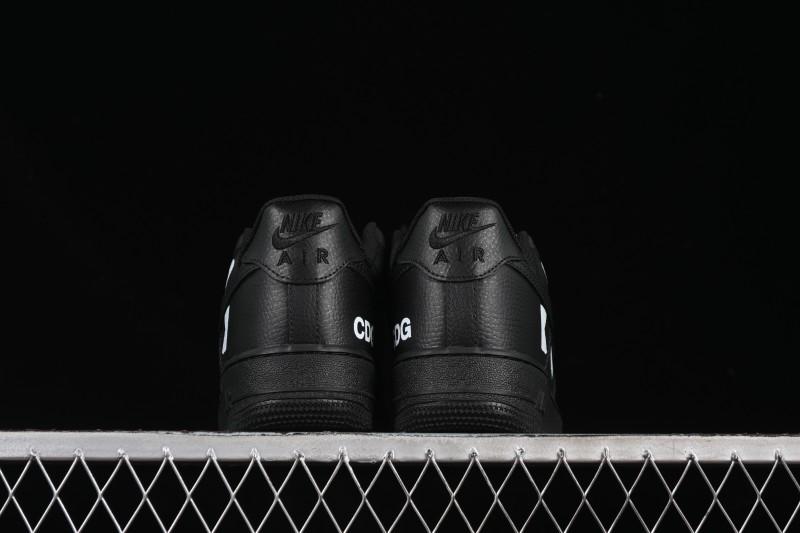 Nike Comme Des Garcons Air Force 1 Low Casual Sneakers with Full-Length Air Cushion - IB9949-001