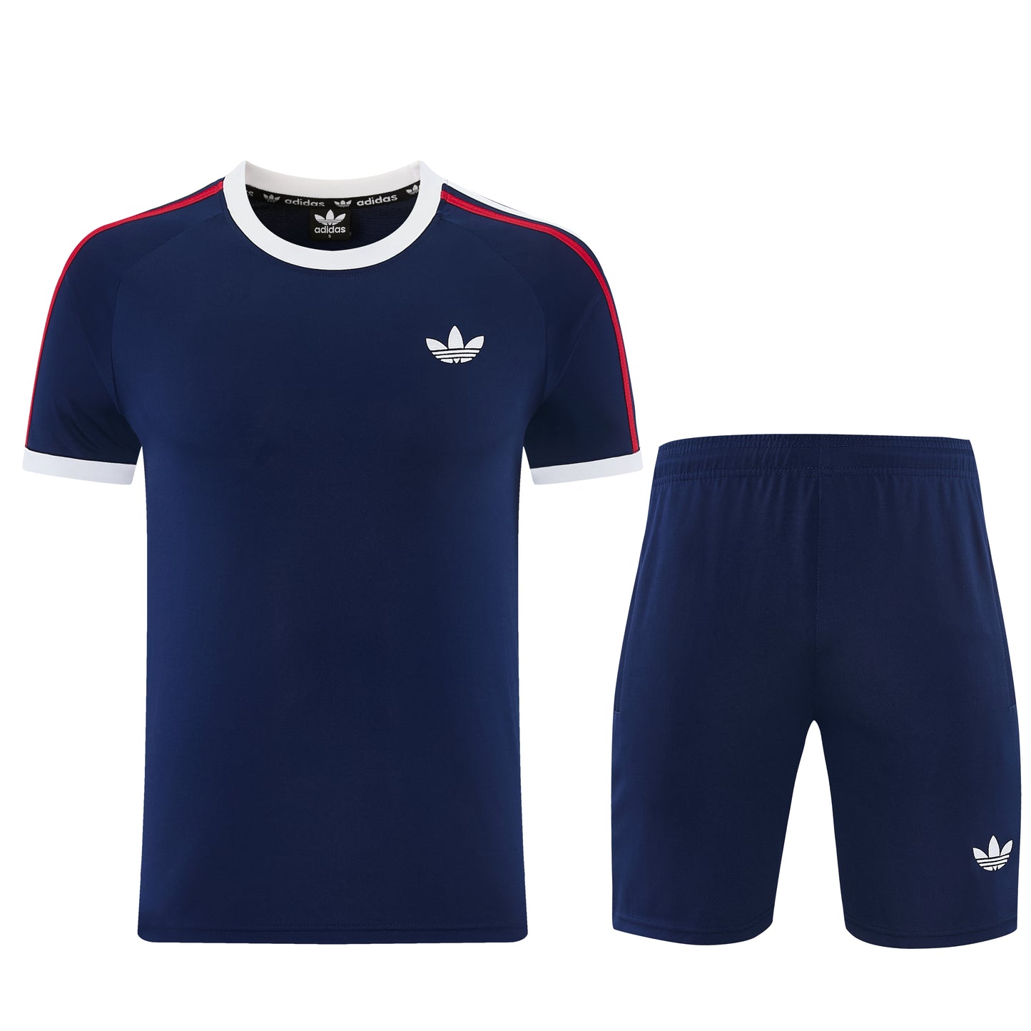 AD11 royal blue short-sleeved suit S-2XL