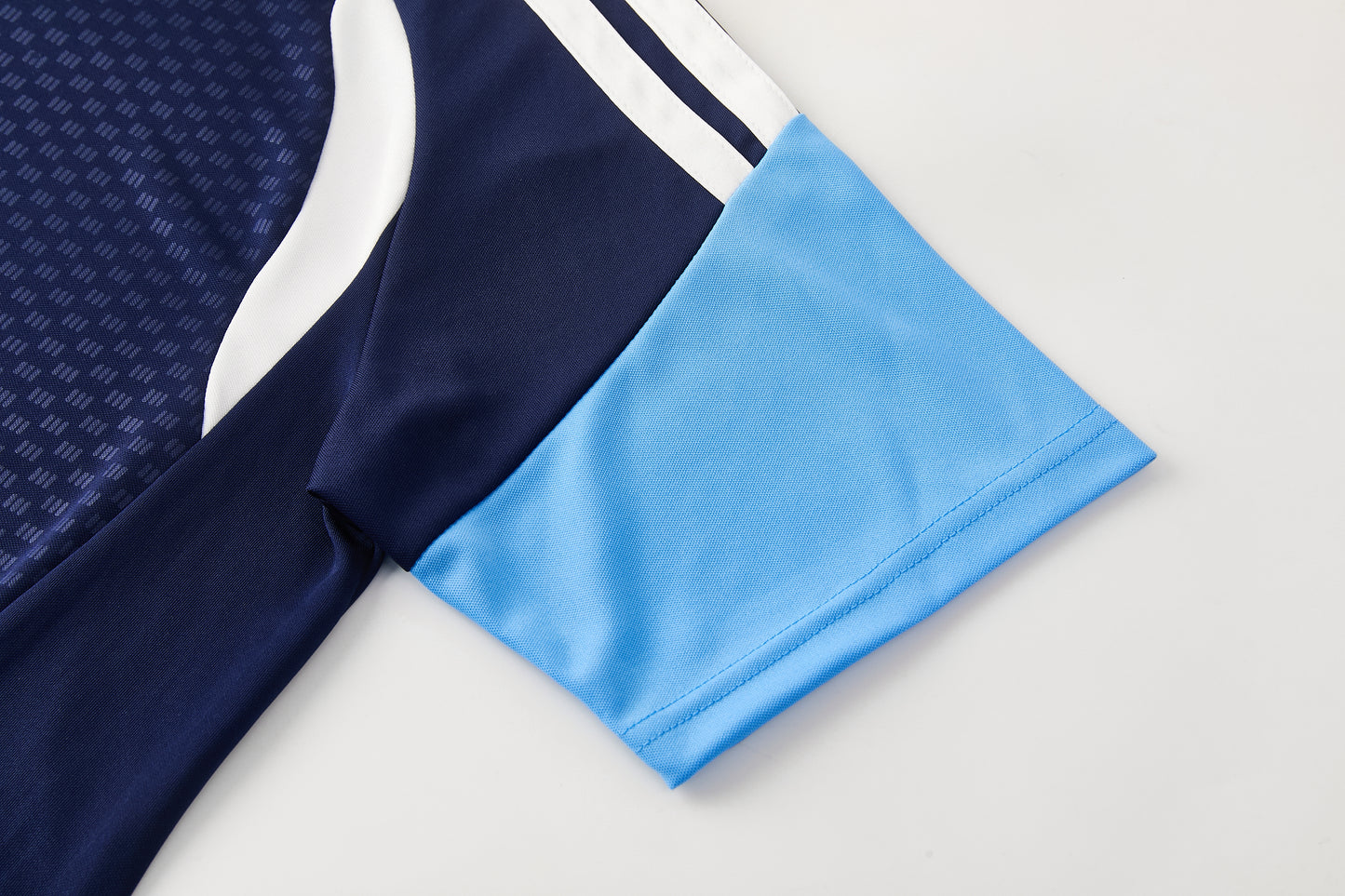 AD12 royal blue short-sleeved suit S-2XL