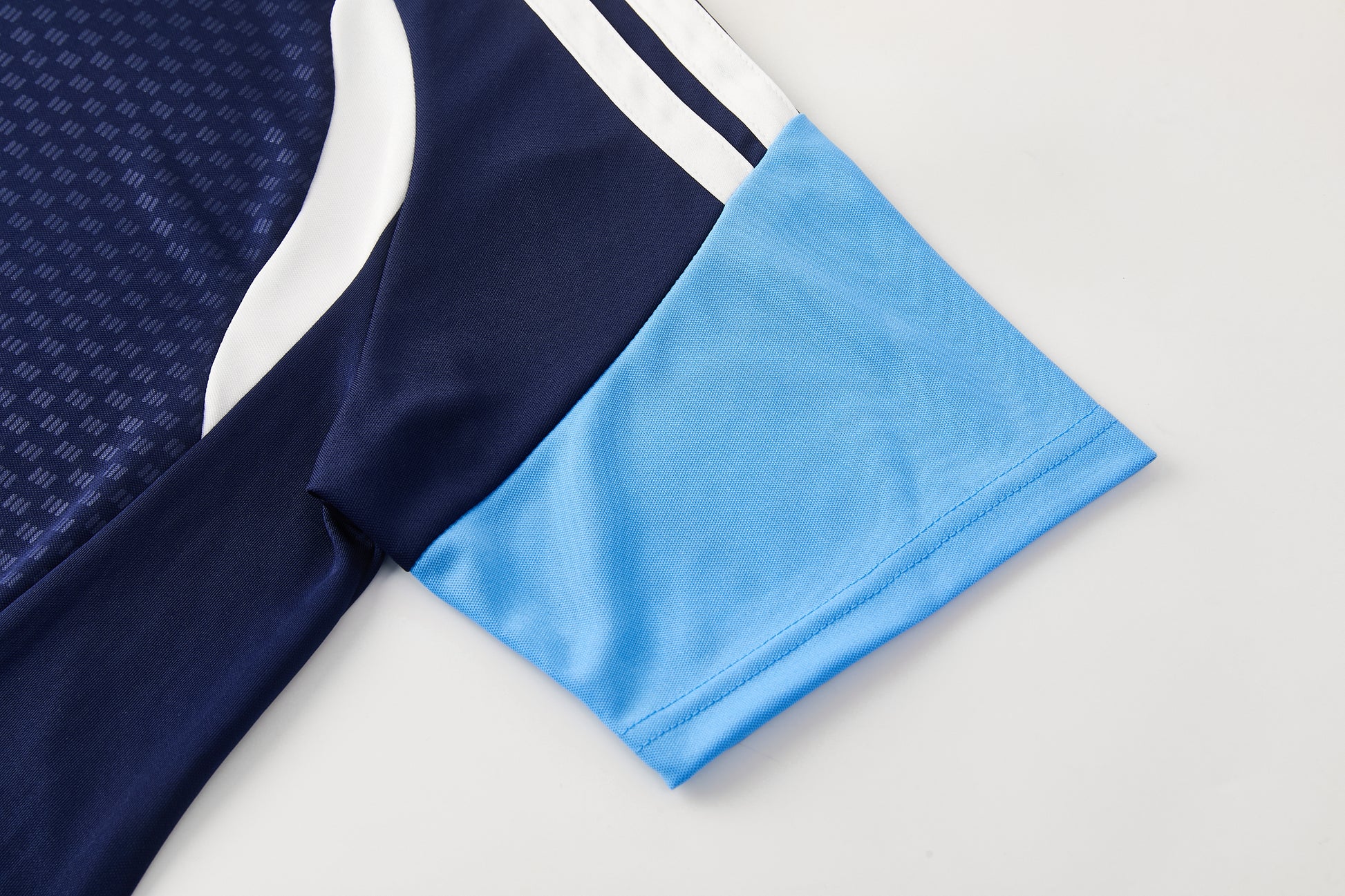 AD12 royal blue short-sleeved suit S-2XL