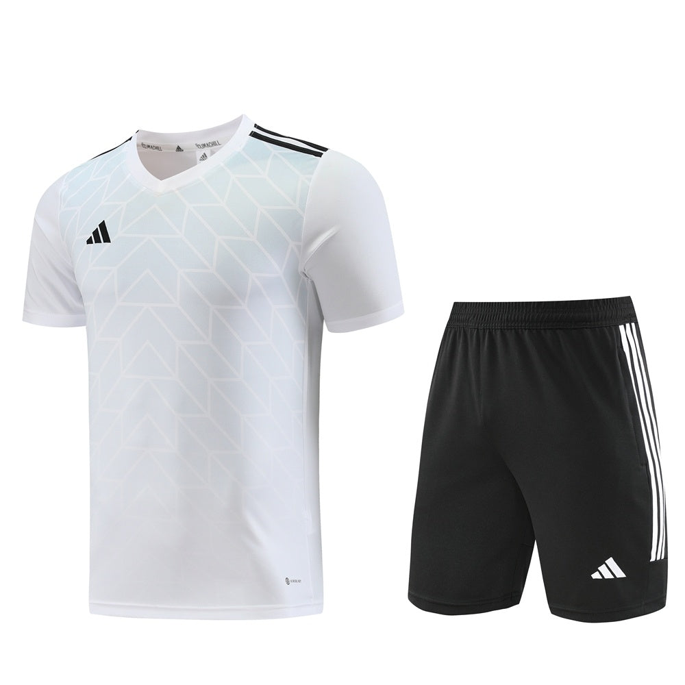AD05 white shorts suit S-2XL