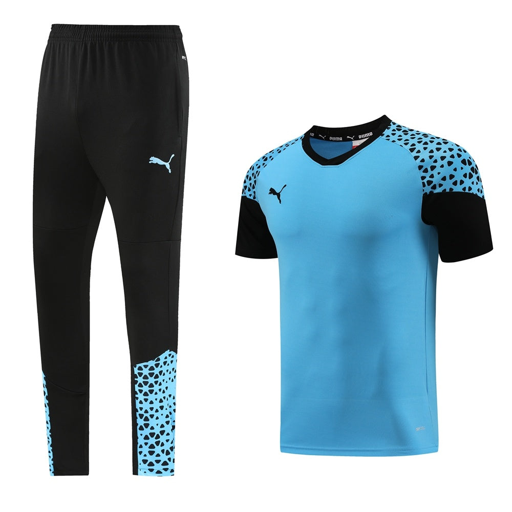 PD02 sky blue trousers suit S-2XL