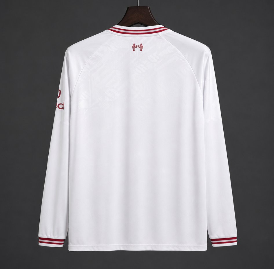 26/27 Liverpool Away White Long Sleeve Jersey