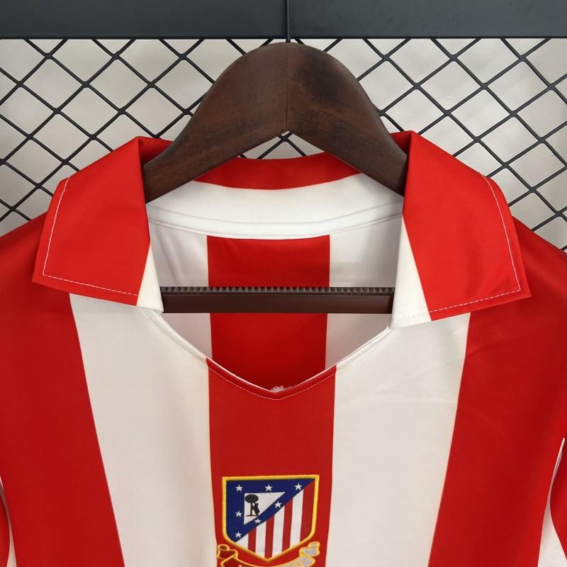 03/04 Retro Atletico Madrid Centenary Home Stadium Jersey