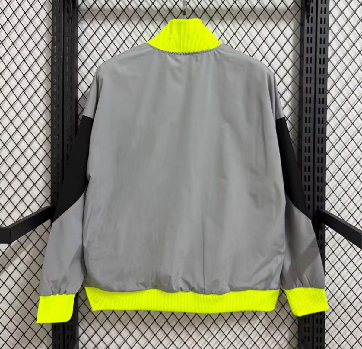25/26 Sporting CP Grey Full Zipper Windbreaker