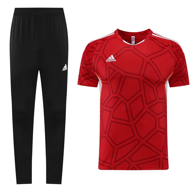 AD01 red trousers suit S-2XL