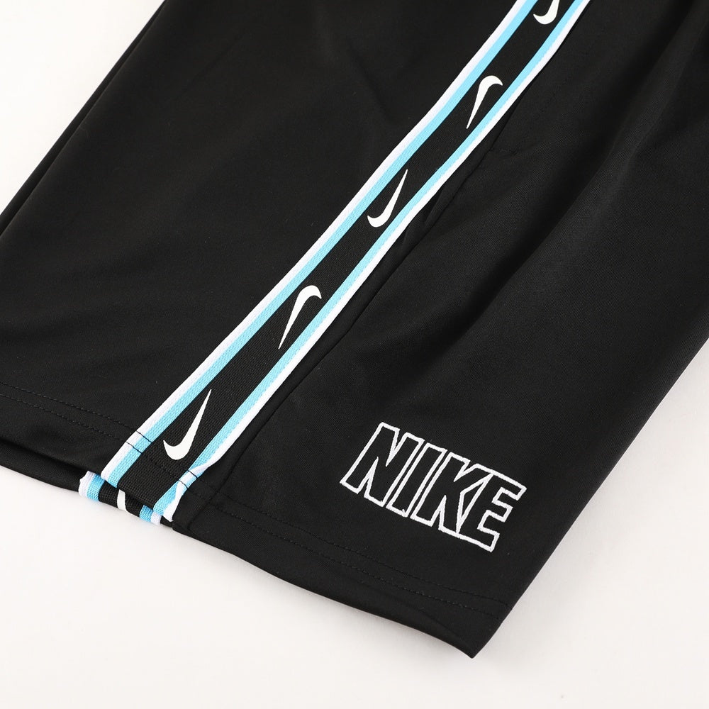 ND03 black and blue shorts suit S-2XL