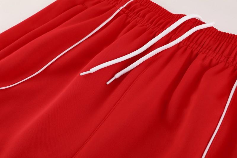 25/26 Bayern Munich Red Full Zipper Jacket+Long Pants