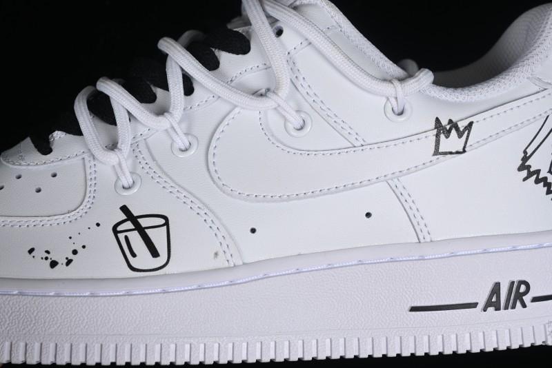 Nike Air Force 1 '07 Low Graffiti Casual Sneakers - CV9879-541