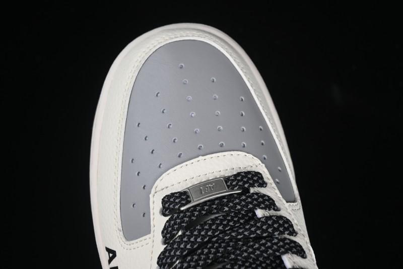 Nike Air Force 1'07 Low Supreme Casual Sneakers in Beige Grey Black - HH7518-055