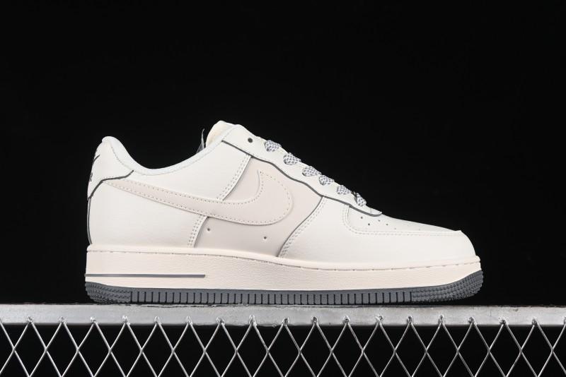 Nike Air Force 1 '07 Low Supreme The North Face Collaboration - Beige Grey Low-Top Casual Sneakers - XZ1996-710