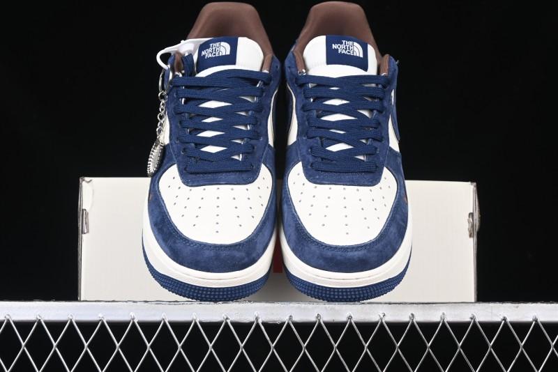 Nike Air Force 1'07 Low The North Face Collaboration - Steel Blue Low-Top Casual Sneakers - KK1988-032