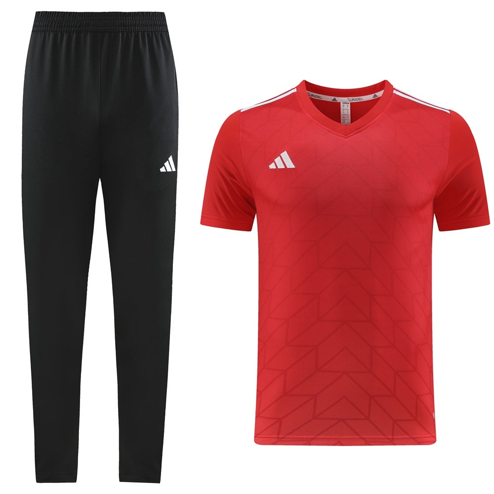 AD05 red trousers suit S-2XL