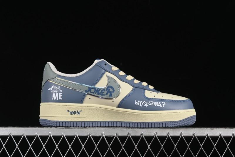 Nike Air Force 1 Low "Ghost Fire Clown" Halloween Themed Casual Sneakers - XL2321-333