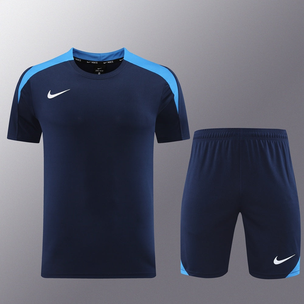 ND05 sapphire blue shorts suit S-2XL