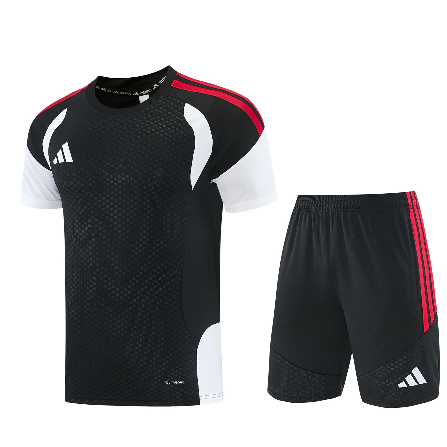 AD12 black short-sleeved suit S-2XL