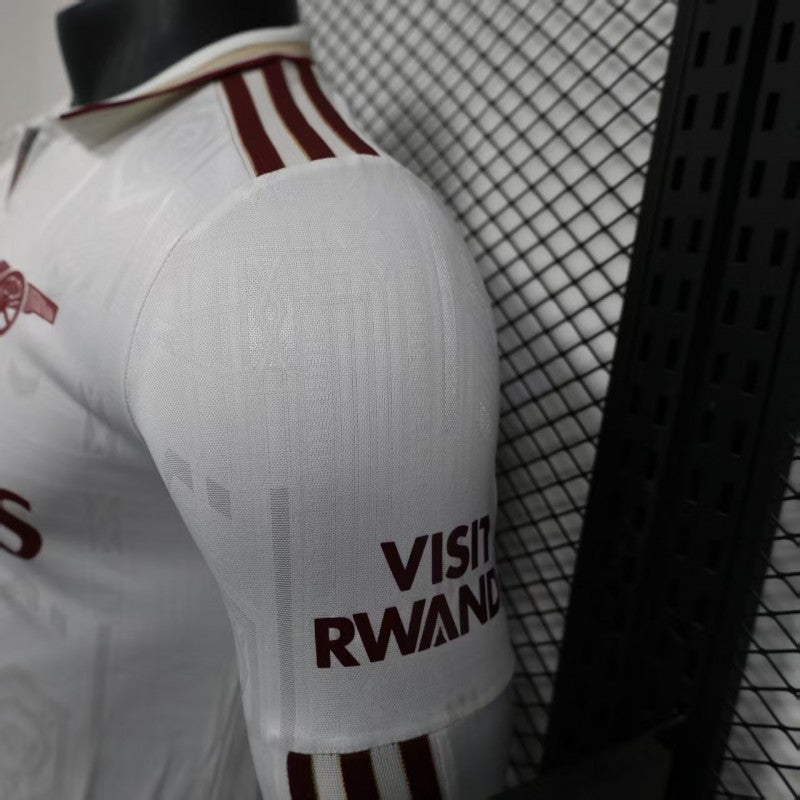Player Version 25/26 Arsenal Third Long Sleeve White Jersey