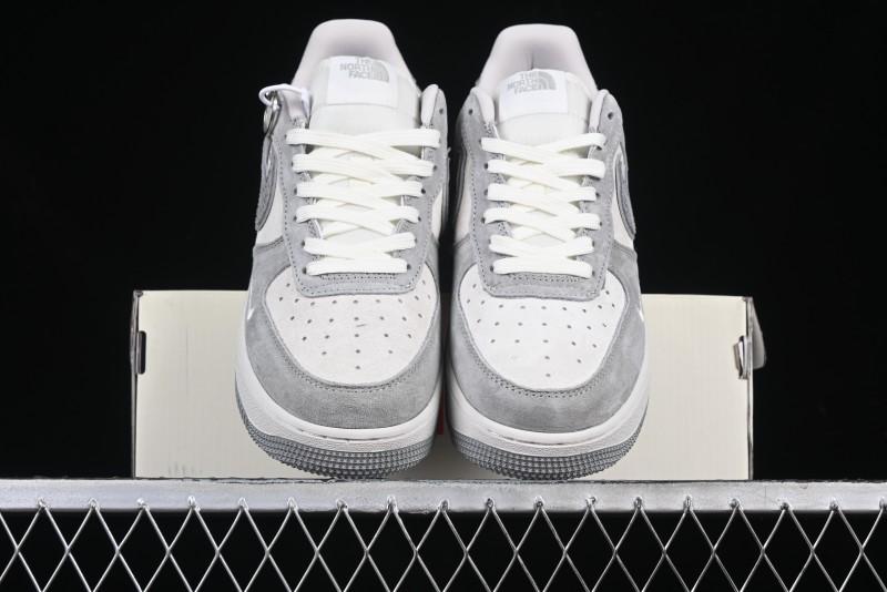 Nike Air Force 1'07 Low The North Face Collaboration Pig Grey Snake Print Low-Top Casual Sneakers - DF0188-027