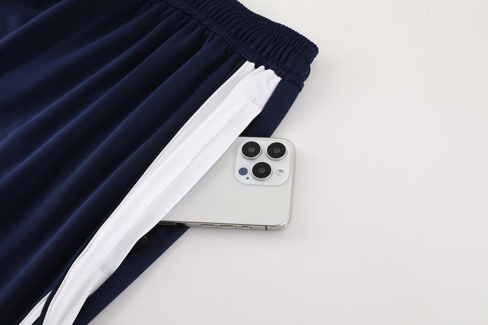 AD06 sapphire blue shorts suit S-2XL