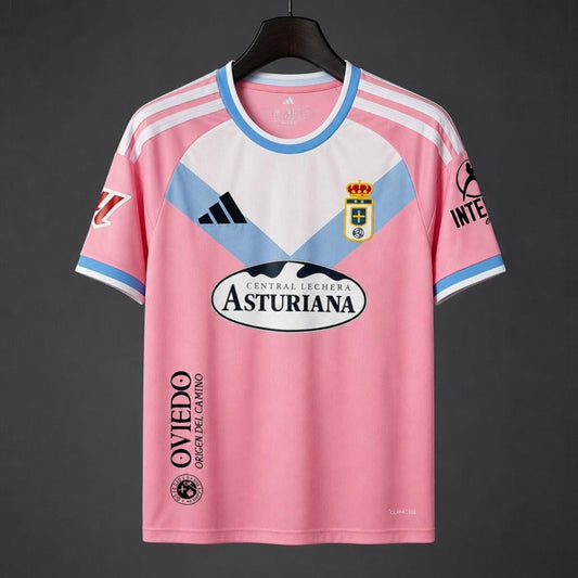 26/27 Real Oviedo Away Pink Jersey