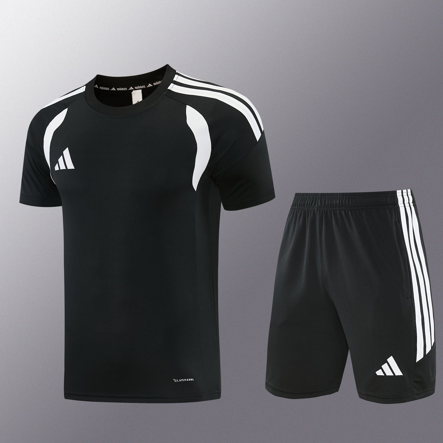 AD14 black shorts suit S-2XL