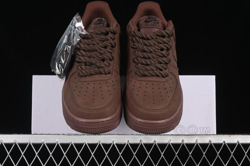 Nike Air Force 1 '07 Low Customized Hemp Rope Casual Sneakers - CW2288-111