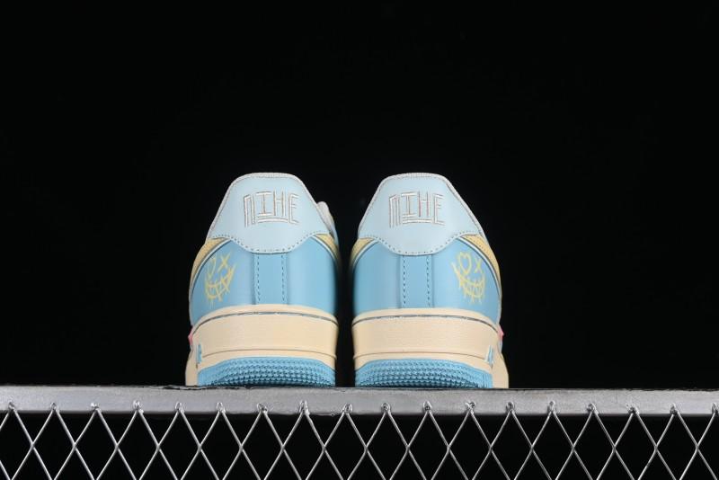Nike Air Force 1 '07 Low Custom Casual Sneakers with Full-Length Honeycomb Air Cushion - XL2312-555