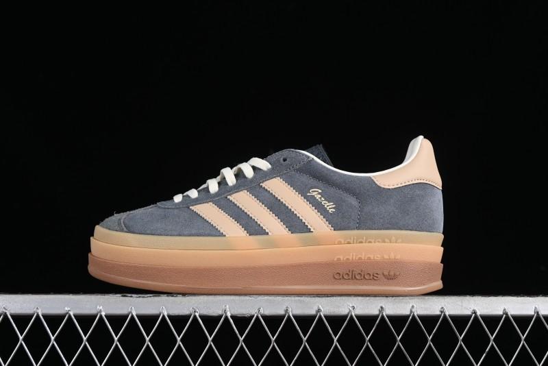 Adidas Originals Gazelle Bold IE0428 Low-Top Sneakers with Thick Sole for Casual Wear Anti-Slip and Durable - IE0428