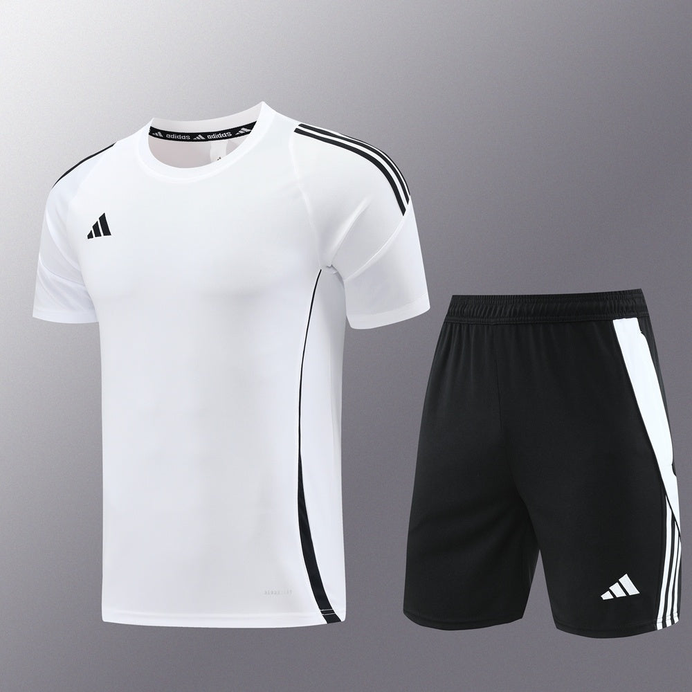 AD06 white shorts suit S-2XL
