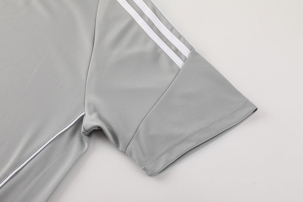 AD06 gray shorts suit S-2XL
