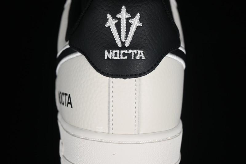 Nike Nocta x Nike Air Force 1 '07 Low Casual Sneakers with 3M Reflective Details and Full-Length Air Cushion - NO0224-023