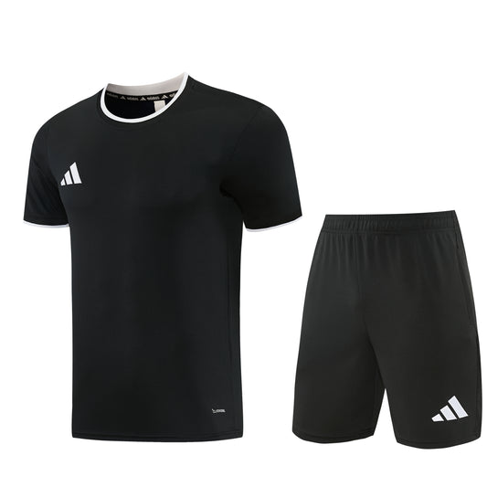 AD13 black shorts suit S-2XL
