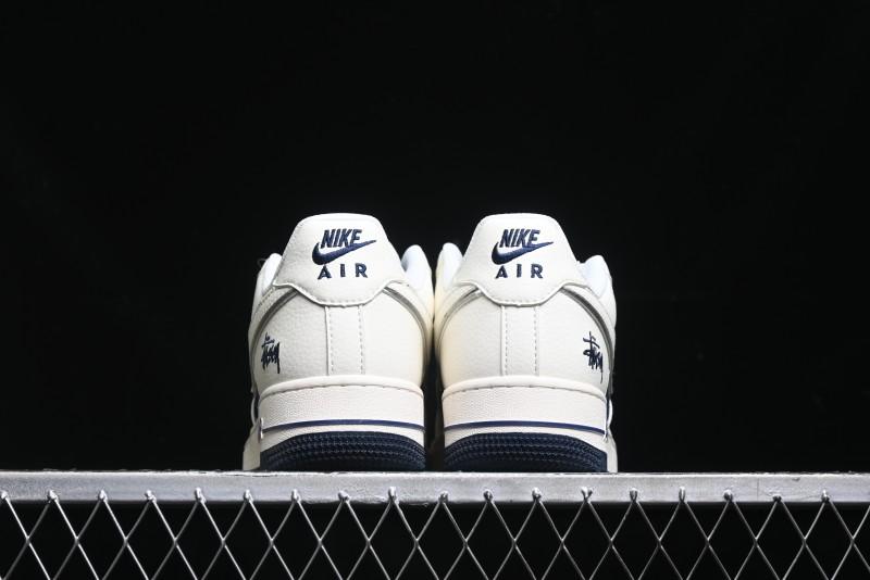 Nike Air Force 1 '07 Low Stussy Collaboration - White Black Sneakers - XZ6188-728