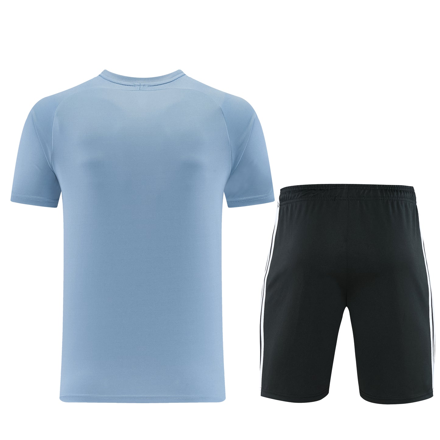 AD16 blue and gray shorts suit S-2XL