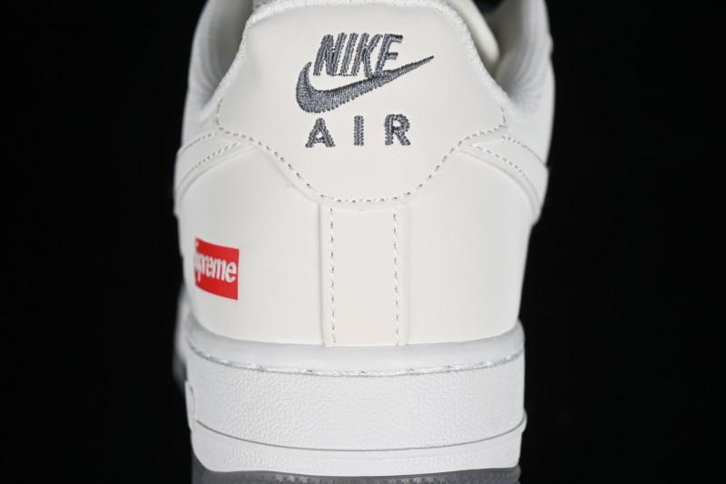 Nike Air Force 1 '07 Low LV Collaboration - White Grey Two-Tone Low-Top Casual Sneakers - XZ6188-005