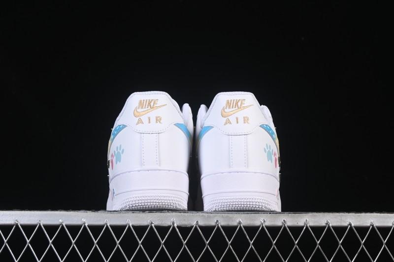 Nike Air Force 1'07 Low Four Hook Rainbow Cake Casual Sneakers - ZH0316-115