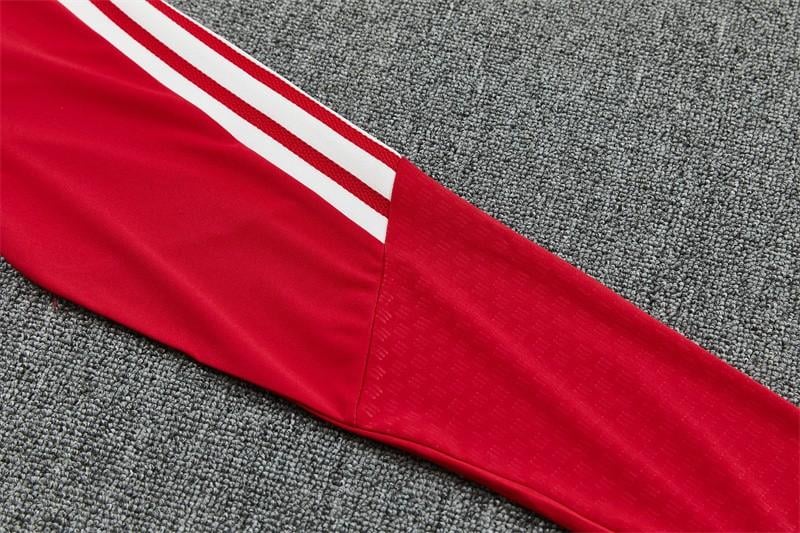 2026 Spain Red Half Zipper Jacket Tracksuit + Long Pants
