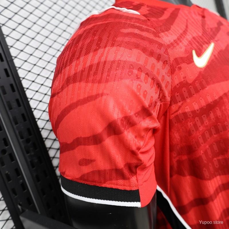 Player Version 2026 South Korea  Red  Home Jersey