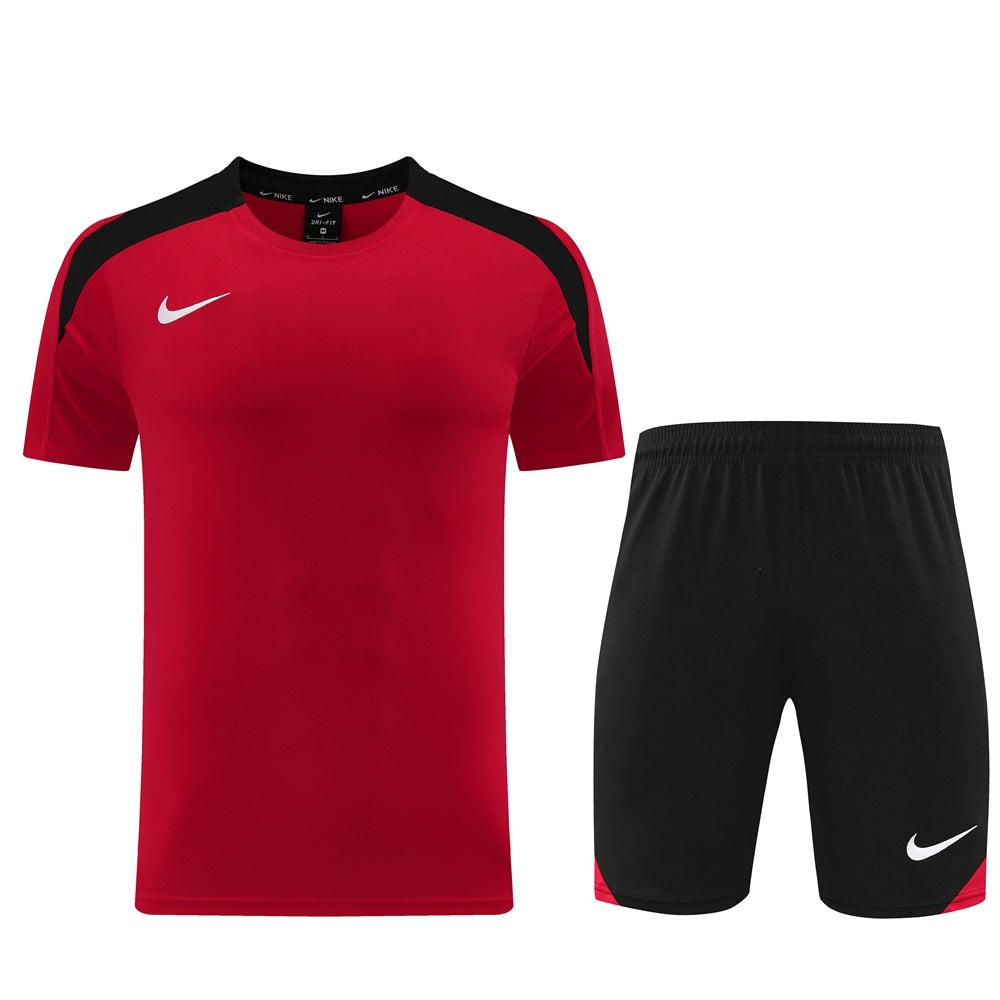 ND05 red shorts suit S-2XL