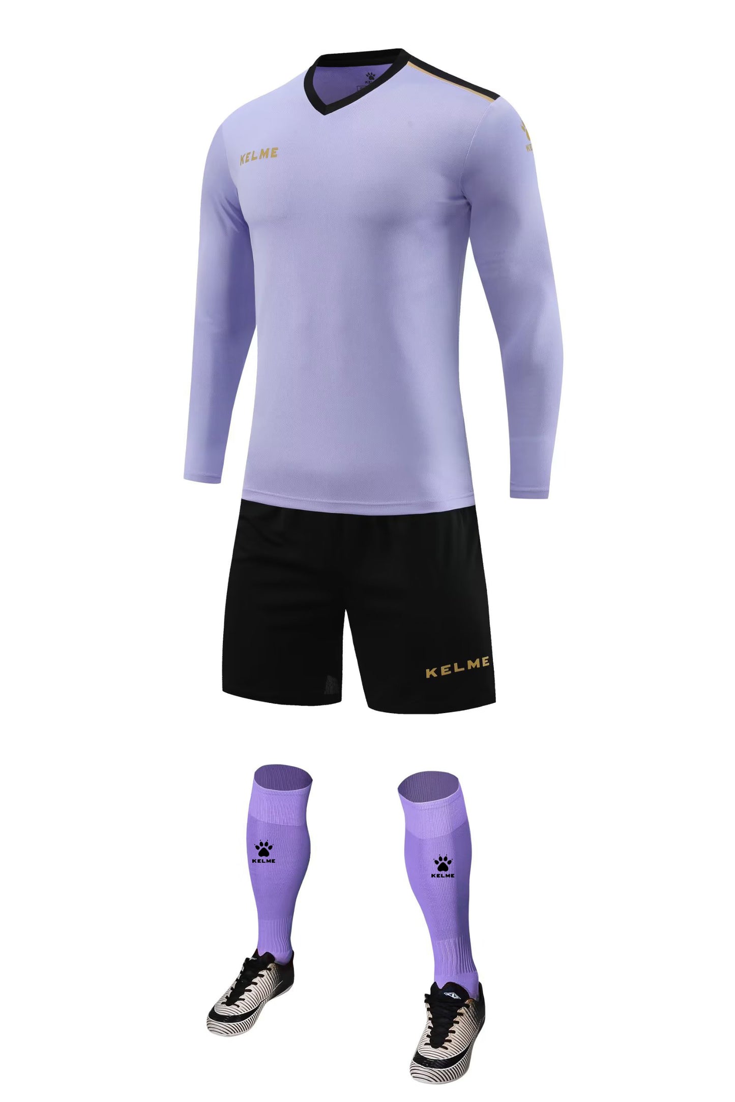 K3288 Kalmei long-sleeved football training uniform 5 colors 3XS-4XL