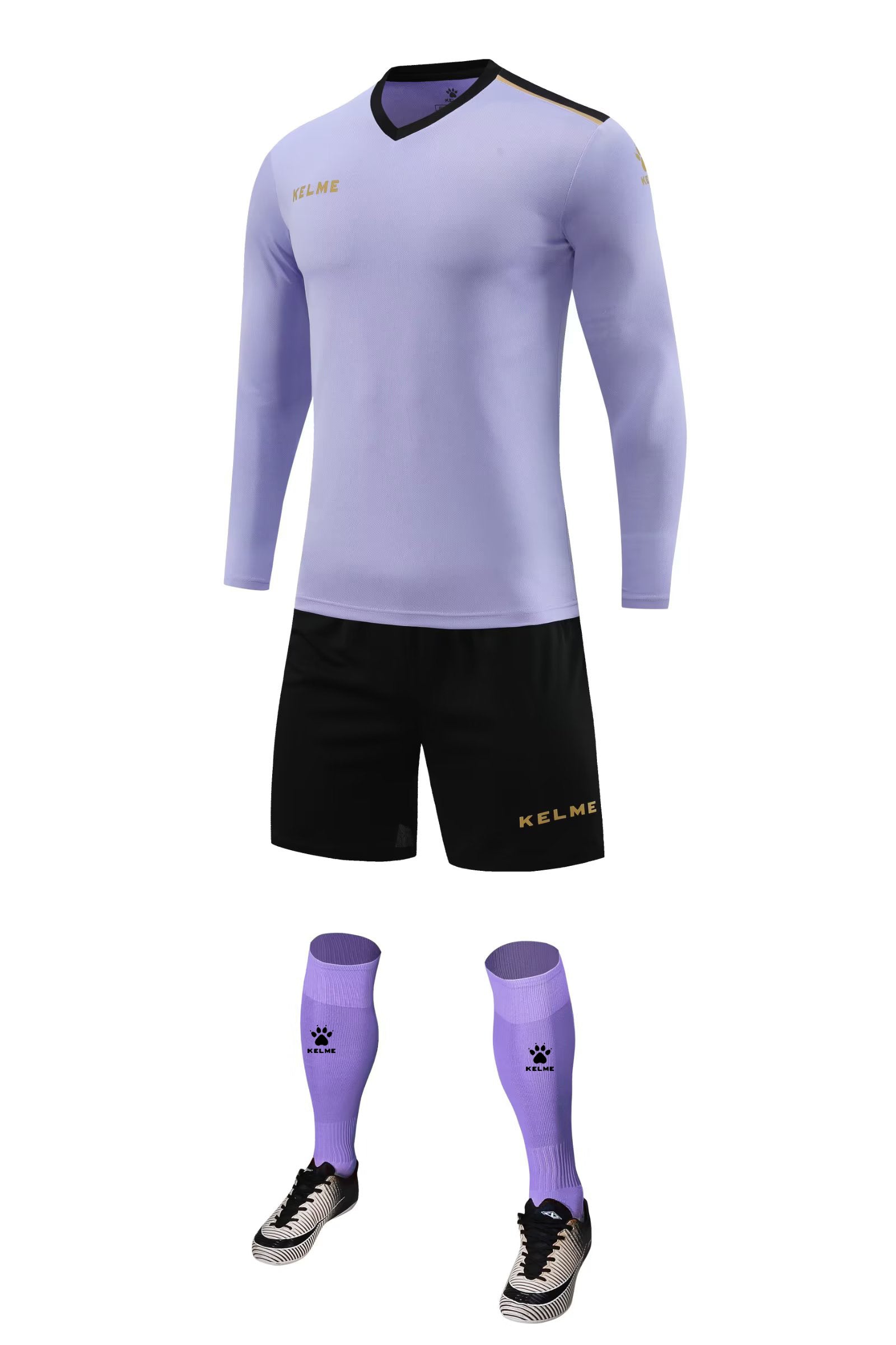 K3288 Kalmei long-sleeved football training uniform 5 colors 3XS-4XL