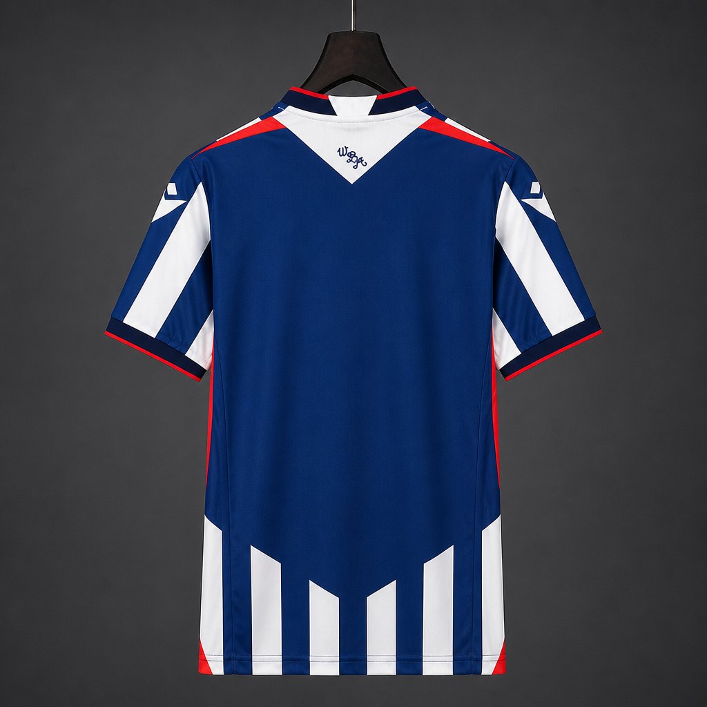 26/27 West Bromwich AlBion Home Blue Stripes Jersey